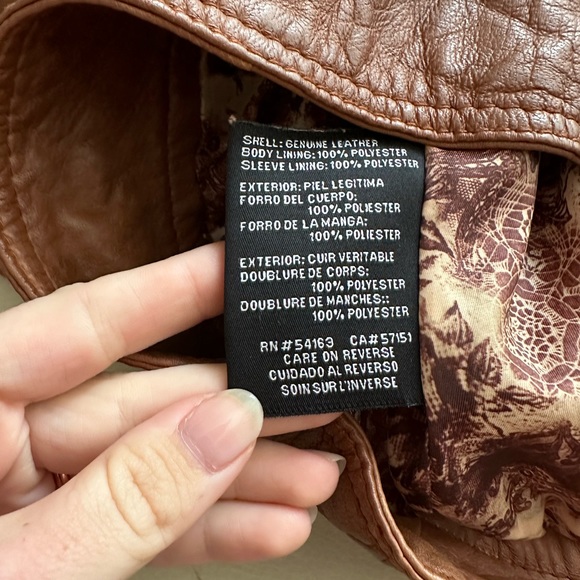 Leather Guess Jacket - Picture 4 of 5